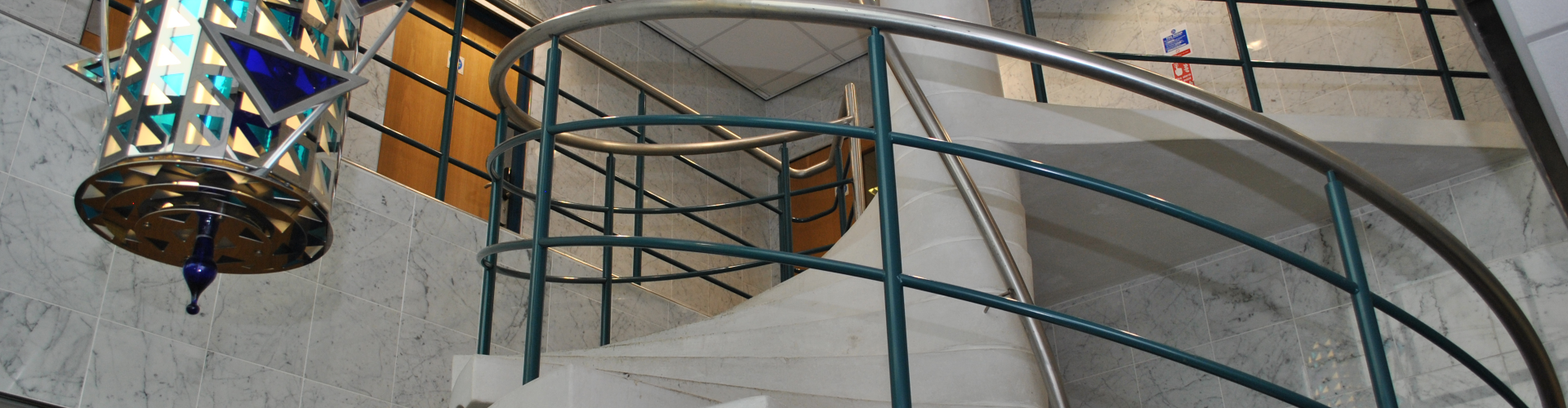 Image of stairway at Europa House.